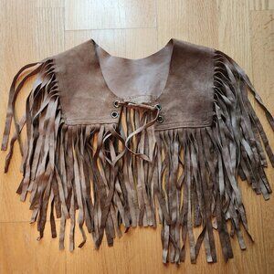 Vintage Leather Shawl